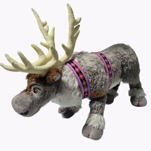 Disney Frozen Sven Reindeer 16 inch Plush Posable Legs Stuffed Animal Toy